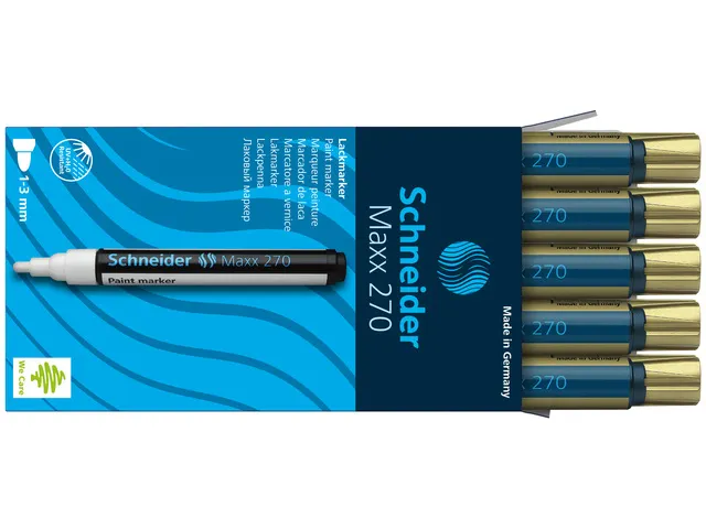 Lakmarker Schneider Maxx 270 1-3 mm goud