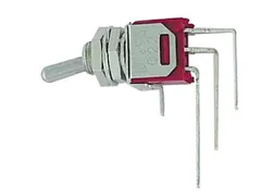 Haakse Verticale Subminiatuur Tuimelschakelaar Spdt On-On