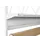 geperforeerde plaat,v. paktafel,HxB 255x1719mm,m. vakkenprofiel