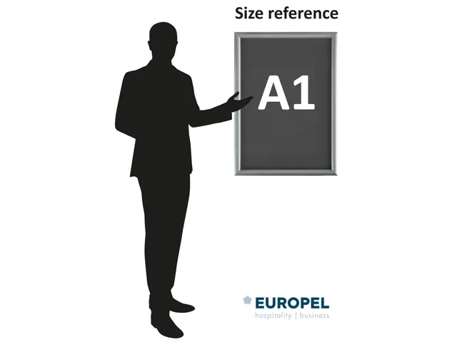 Europel Kliklijst Premium A1 25mm Zilver