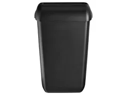 Afvalbak Quartzline open inworp 43 liter zwart 441454