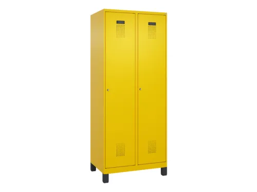 locker,HxBxD 1950x800x500mm,2vak,vak B 400mm,cil.-slot,voeten