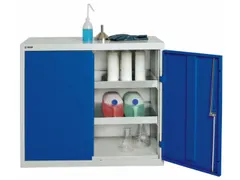 Milieukast Plaatstaal Grijs Blauw Aquatoxische Stoffen 900x1000x500mm