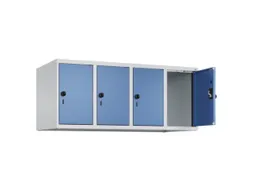opzetkast,v. locker,4vak.,vak B 300mm,HxBxD 500x1200x500mm