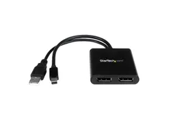 Mini Displayport Naar Displayport Multi-monitor Splitter 2-Poorts Hub