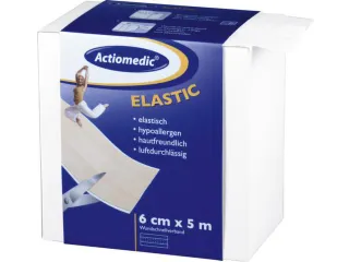 Snelverband Elastisch Luchtdoorlatend Lxb 5mx60mm Huidkleurig - 1