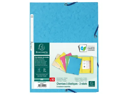 Elastomap Nature Future A4, 400 g/m², assorti karton