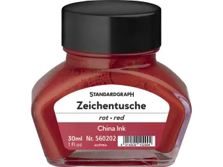 Tekeninkt Standardgraph 30ml rood - 2