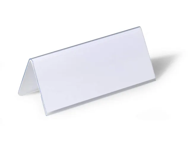 Tafelnaambord Durable 8050 61x150mm transparant