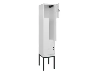 Z-garderobekast,HxBxD 2120x400x500mm,vak B 200/400mm,draaigrendel - 2
