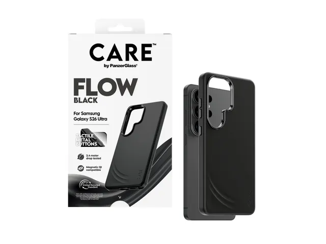 PanzerGlass CARE by Flow Case Black w. Qi Samsung Galaxy S26 Ult