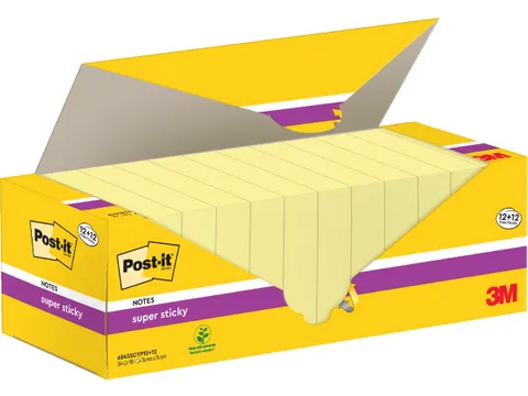 Post-it super Sticky notes 90 vel 76x76mm 24 Pak
