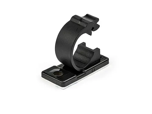 Zelfklevende Kabelmanagement Clips 12mm zwart 100 stuks