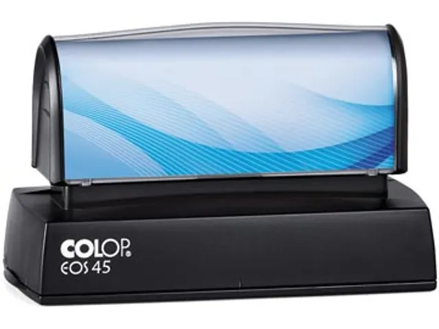 EOS 45 stempel zwart 6regels