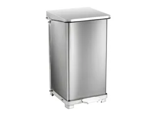 Industriële pedaalemmer 45 Liter Mat RVS - 1