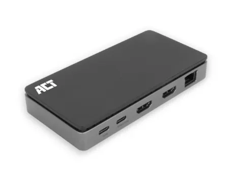 Dockingstation ACT USB-C 4K MST voor 2 HDMI monitoren