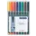 Viltstift Staedtler OHP Lumocolor 313 Super fijn 0.4mm Assorti 8 stuks