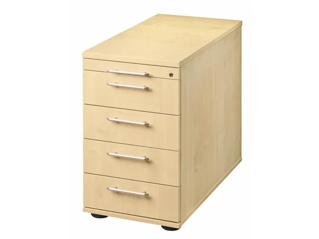 stationaire ladeblokken,HxBxD 720-760x428x800mm,4lade(n),mat.-lade