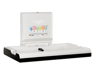 Babyverschoontafel horizontaal RVS Zwart CP0016HCSB - 1