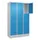 lockerkast,HxBxD 1950x1200x500mm,3x3vakken,vak B 400mm,cil.-slot