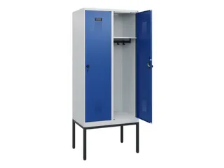 schoollocker,HxBxD 1950x800x500mm,2vak,vak B 400mm,draaigrendel - 1