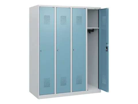 schoollocker,HxBxD 1530x1200x500mm,4vak,vak B 300mm,cil.-slot