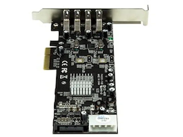 4 Poorts PCI Express (PCIe) SuperSpeed USB 3.0 Adapterkaart UASP SATA
