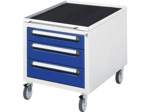 verrijdbaar ladeblok,v. werkbank,HxBxD 540x480x600mm,3lade(n)