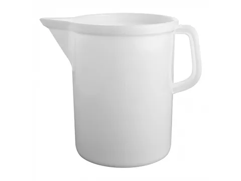 Emga Maatbeker kunststof Wit 5 liter