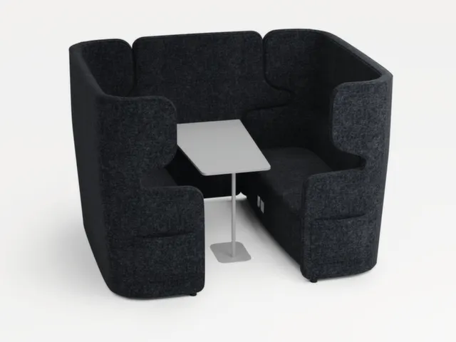 Ensemble Fauteuils Et Canapé 2Sofas Table 4 Sièges Insonorisant