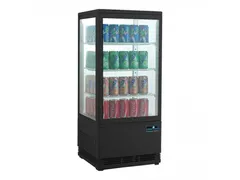 CaterCool Opzetkoelvitrine zwart 68 liter