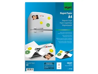 Magneetpapier Sigel A4 Wit 5 Vel Voor Inkjet - 1