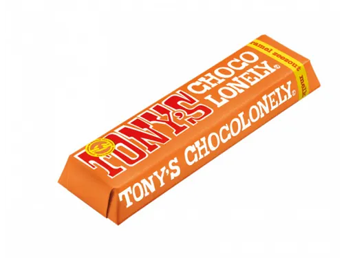 Chocolade Tony's Chocolonely reep 47gr karamel zeezout