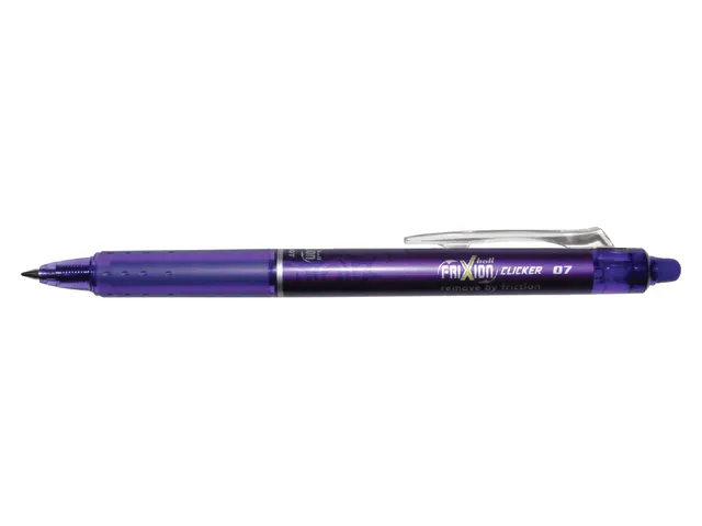 Rollerpen Pilot Frixion Ball Clicker 0.7mm Medium punt Paars
