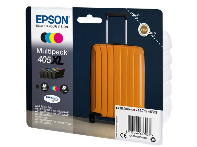 Multipack 4-colours 405XL DURABrite Ultra Ink