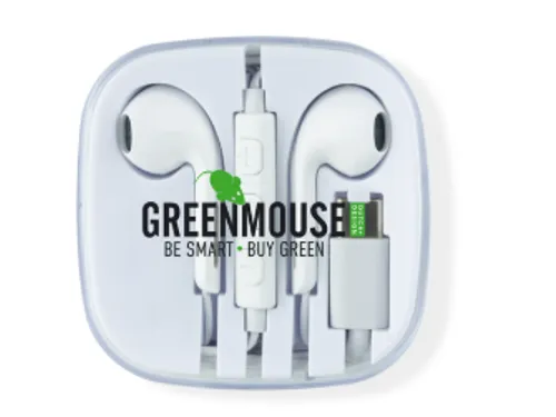 Oortelefoon GreenMouse USB-C blister