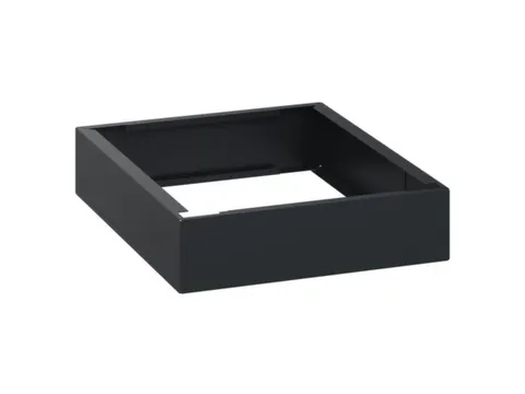 sokkel,HxBxD 100x400x500mm,kunststof,RAL7021,meerprijs