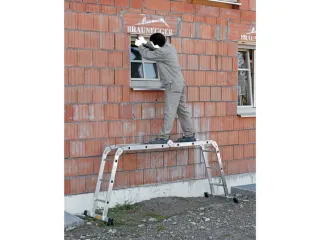 Vouwladder Aluminium 4X4Sporten Aanlegladder L 4 74M - 5