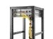1U verticale kabel-D-ringhaak voor serverracks 4,5 x 10 cm