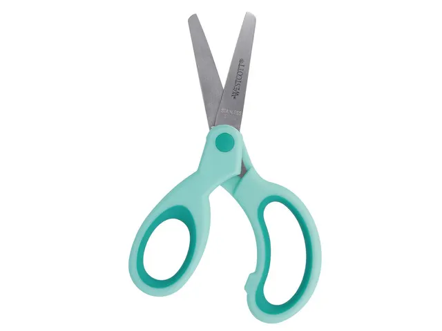 Ciseaux Westcott Kids 13cm Soft grip Bout rond Gaucher Turquoise