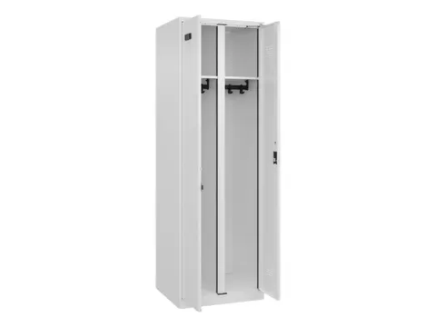 locker voor scheiding van kleding,HxBxD 1850x600x500mm,2vak