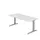 In hoogte verstelbaar bureau,HxBxD 680-850x1800x800mm,blad wit