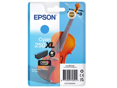 Inktcartridge Epson 250XL T16P24 blauw