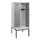 locker met bank,HxBxD 1950x800x815mm,2vak,vak B 400mm,draaigrendel