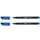Viltstift STABILO OHpen 841/41 permanent rond superfijn blauw