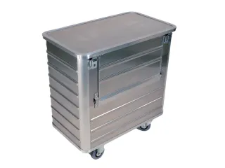 Bakwagen Van Aluminium Met Deksel 300kg 1430x1280x730mm 1050l - 1