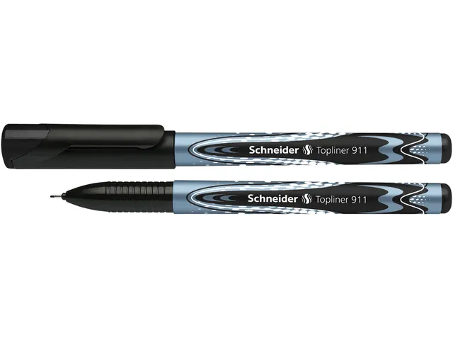 Fineliner Schneider Topliner 911 Zwart 0.4mm