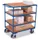 tafelwagen,draagverm. 500kg,4etage(s),laadvl. LxB 1200x800mm,houtetage