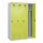 locker voor scheiding van kleding,HxBxD 1850x1200x500mm,4vak