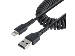 50cm USB A naar Lightning Kabel, Zwart, MFi Gecertificeerd